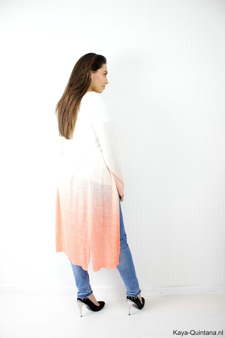 Pink ombre cardigan KayaQuintana